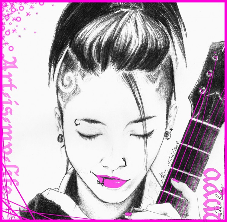 Wallpapers Art - Pencil Portraits miyavi