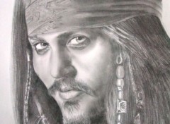 Wallpapers Art - Pencil Johnny Depp