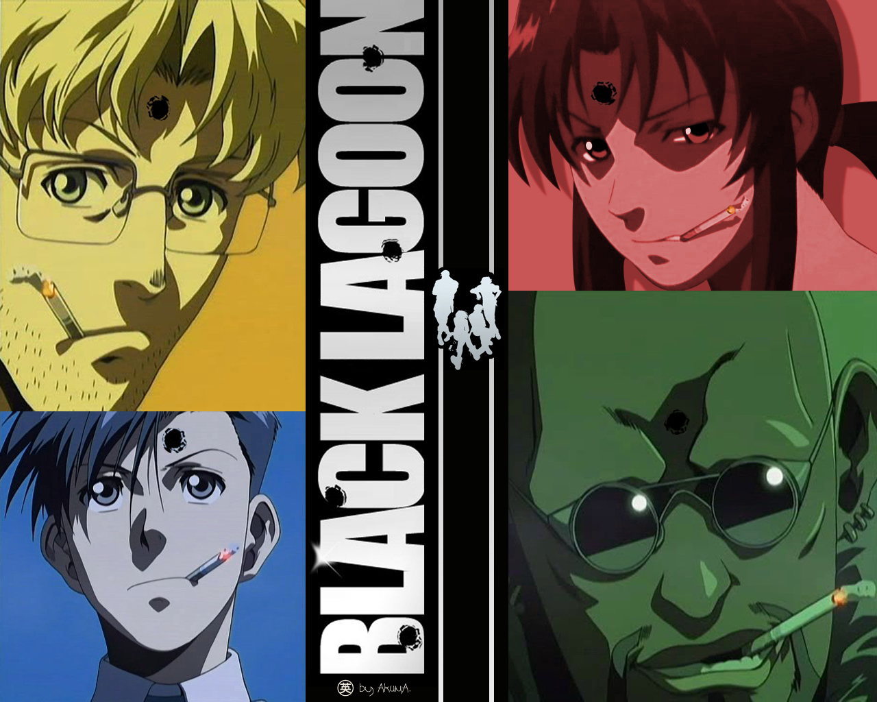 Wallpapers Manga Black Lagoon L'quipage du Lagoon