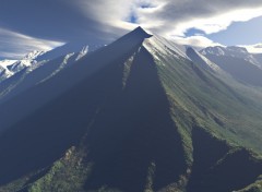 Fonds d'cran Art - Numrique Haute montagne