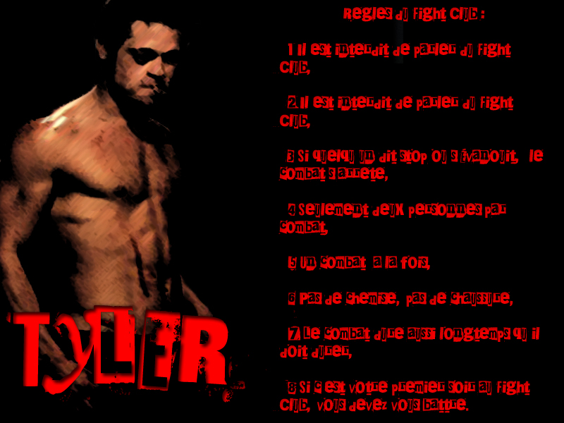 Wallpapers Movies Fight Club Fight Club Tyler