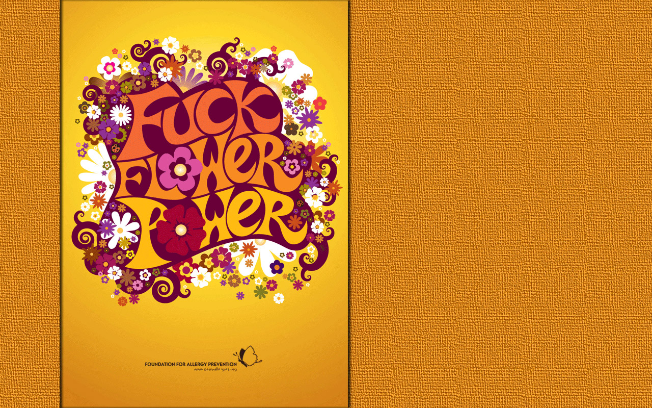 Wallpapers Digital Art Abstract F*ck Flower Power