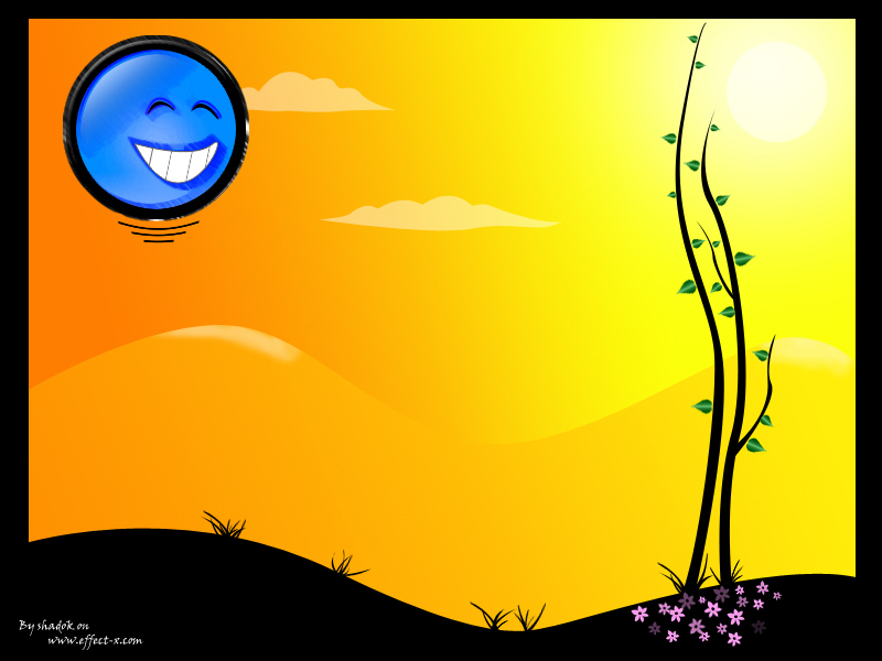 Wallpapers Digital Art Nature - Landscapes Coucher de soleil