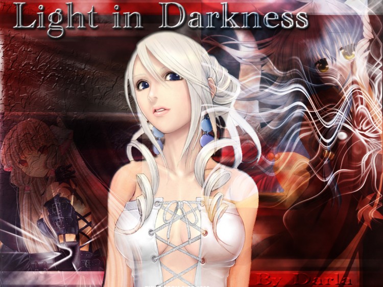 Fonds d'cran Manga Girl Light in Darkness