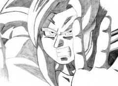 Fonds d'cran Art - Crayon Gogeta SSJ 4