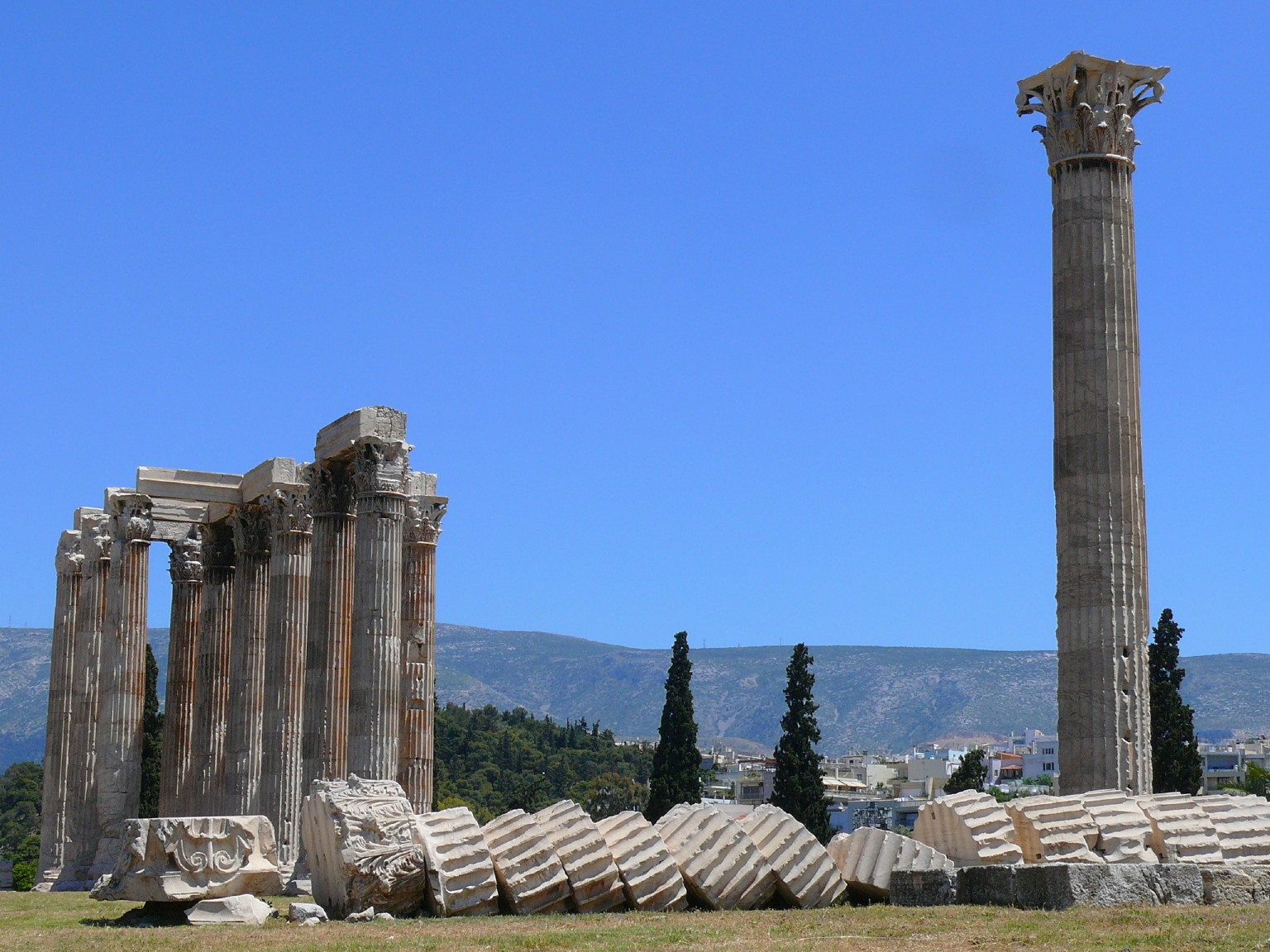 Wallpapers Constructions and architecture Ruins GRECE  MAI  2007