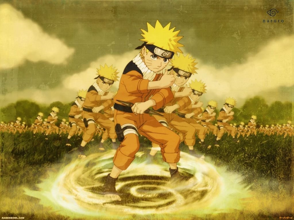 Wallpapers Manga Naruto multi clonage