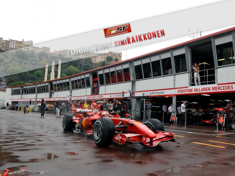 Wallpapers Sports - Leisures Formule 1 Ferrari Monaco 2007