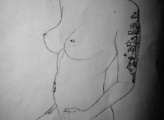 Fonds d'cran Erotic Art Femme nue 2 (pas termine)