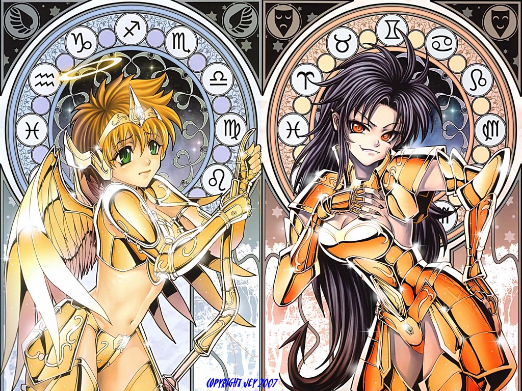 Wallpapers Manga Saint Seiya Ange et Dmonne