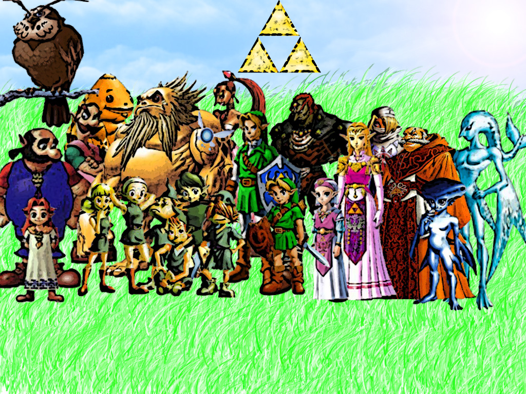 Fonds d'cran Jeux Vido Zelda zelda photo famille