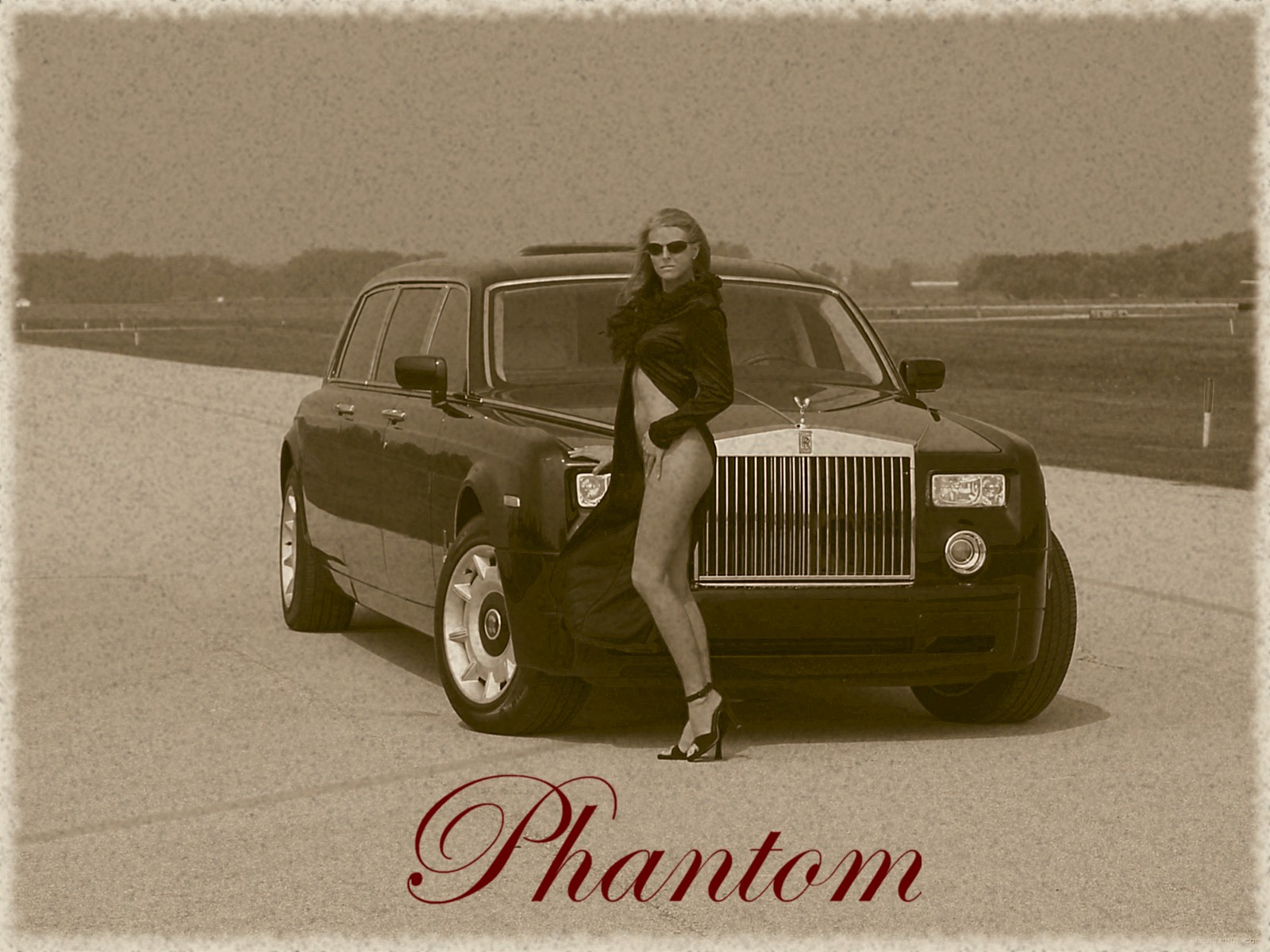 Fonds d'cran Voitures Rolls-Royce rolls royce phantom girl