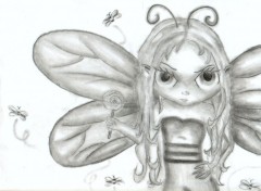 Wallpapers Art - Pencil fe abeille