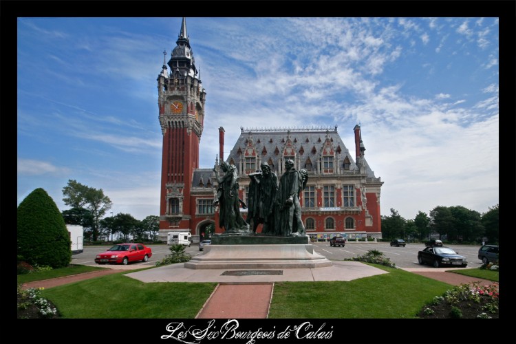 Fonds d'cran Constructions et architecture Statues - Monuments Les six bourgeois de Calais