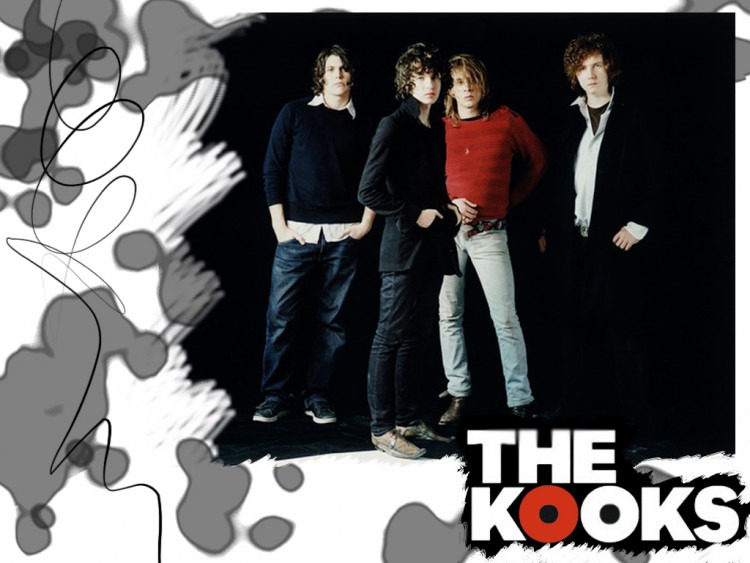 Fonds d'cran Musique The Kooks the kooks grey