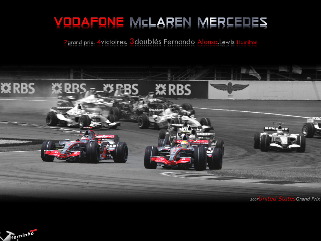 Wallpapers Sports - Leisures Formule 1 McLaren Mercedes 2007