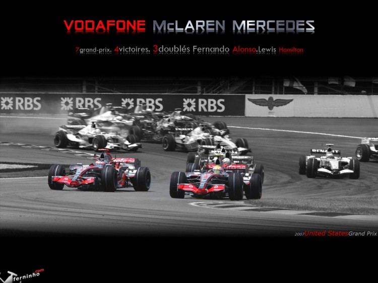 Wallpapers Sports - Leisures Formule 1 McLaren Mercedes 2007