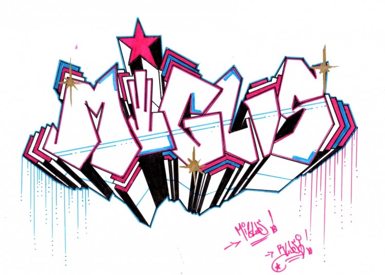 Fonds d'cran Art - Peinture Graffitis Migus ***