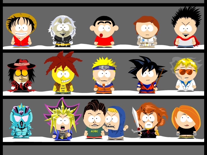 Fonds d'cran Dessins Anims South Park Personnage  la South Park 1