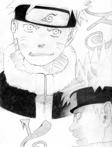 Wallpapers Art - Pencil Manga - Naruto naruto