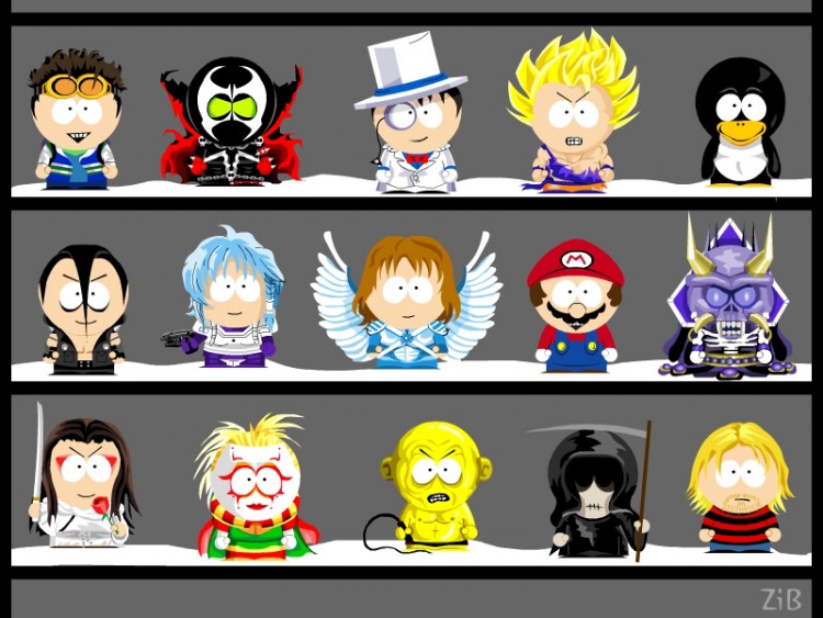 Fonds d'cran Dessins Anims South Park Personnage  la South Park 2