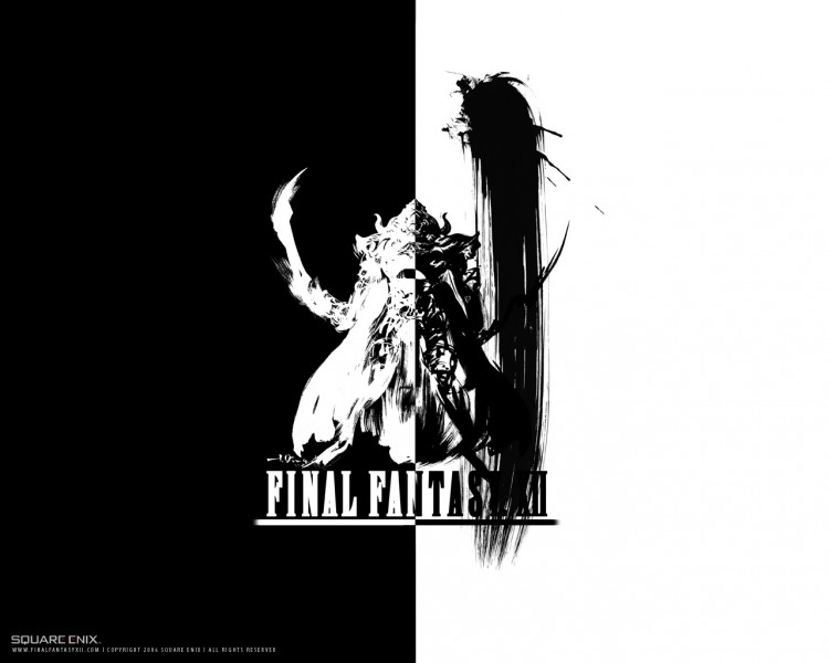 Wallpapers Video Games Final Fantasy XII FF10 en Noir en Blanc