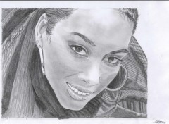 Wallpapers Art - Pencil Alicia Keys