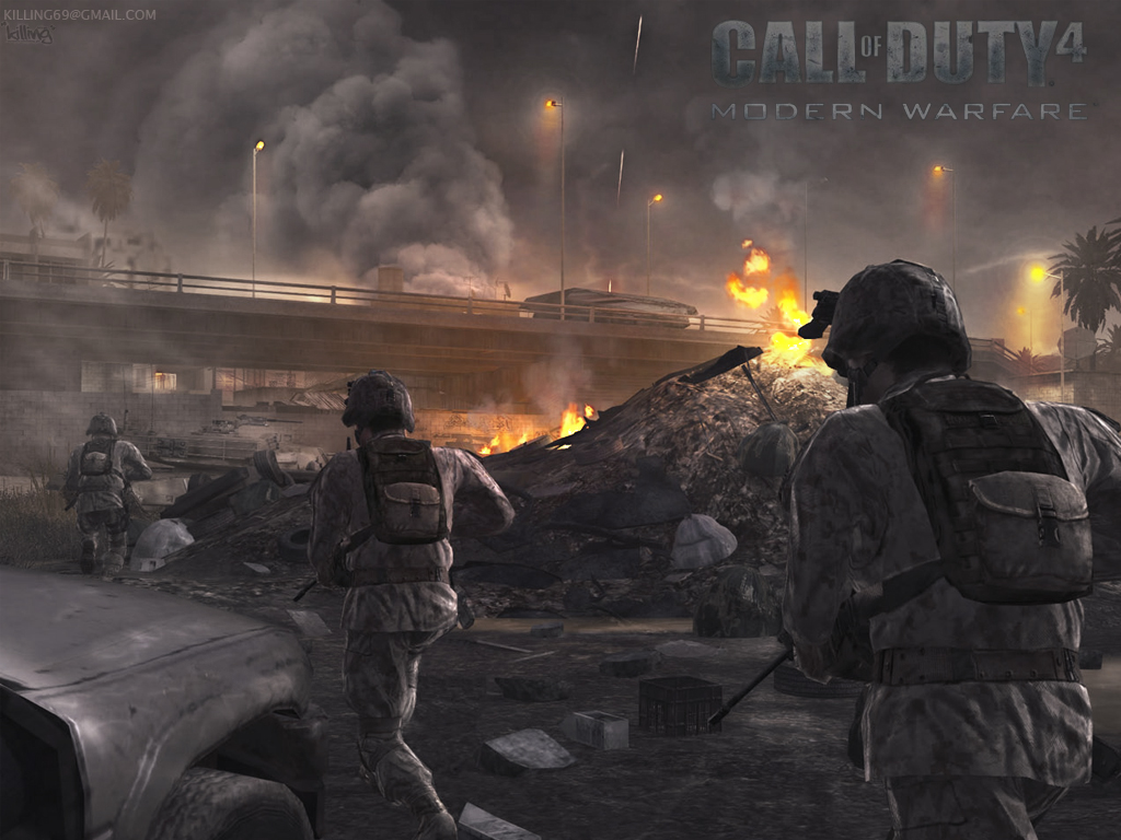 Fonds d'cran Jeux Vido Call of Duty - Modern Warfare Call Of Duty 4