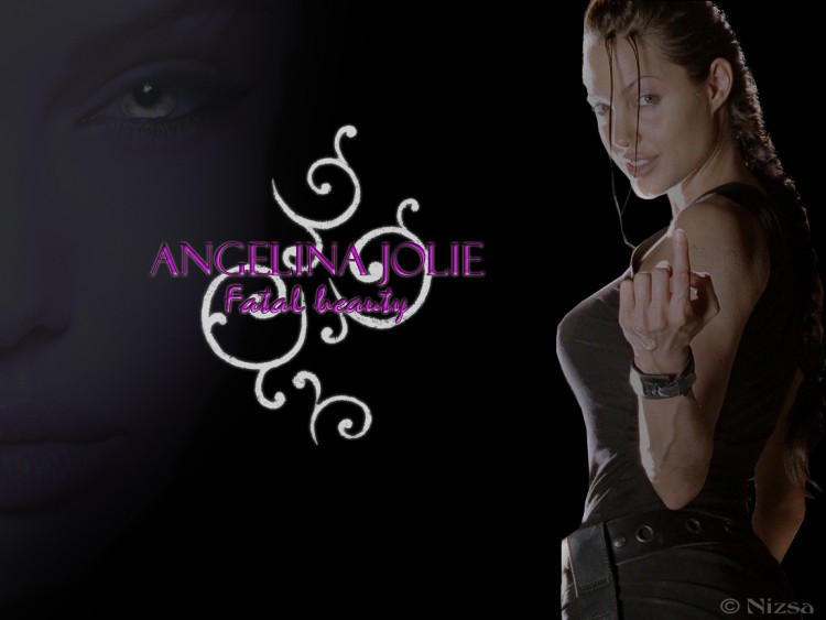 Wallpapers Celebrities Women Angelina Jolie fatal beauty