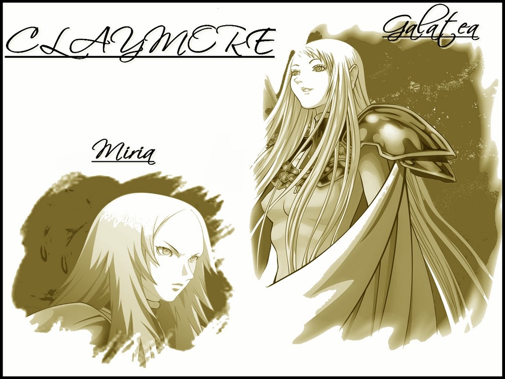 Wallpapers Manga Claymore trinity