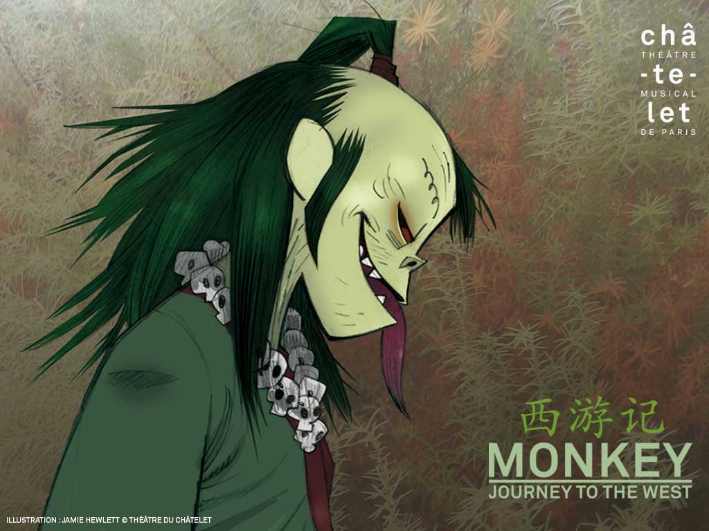 Fonds d'cran Musique Gorillaz Monkey Journey to the West