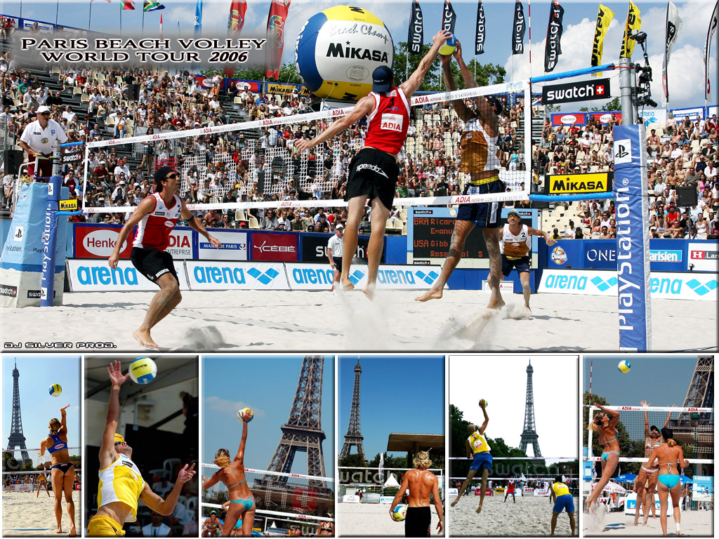 Fonds d'cran Sports - Loisirs Beach Volley Paris Beach Volley 2006