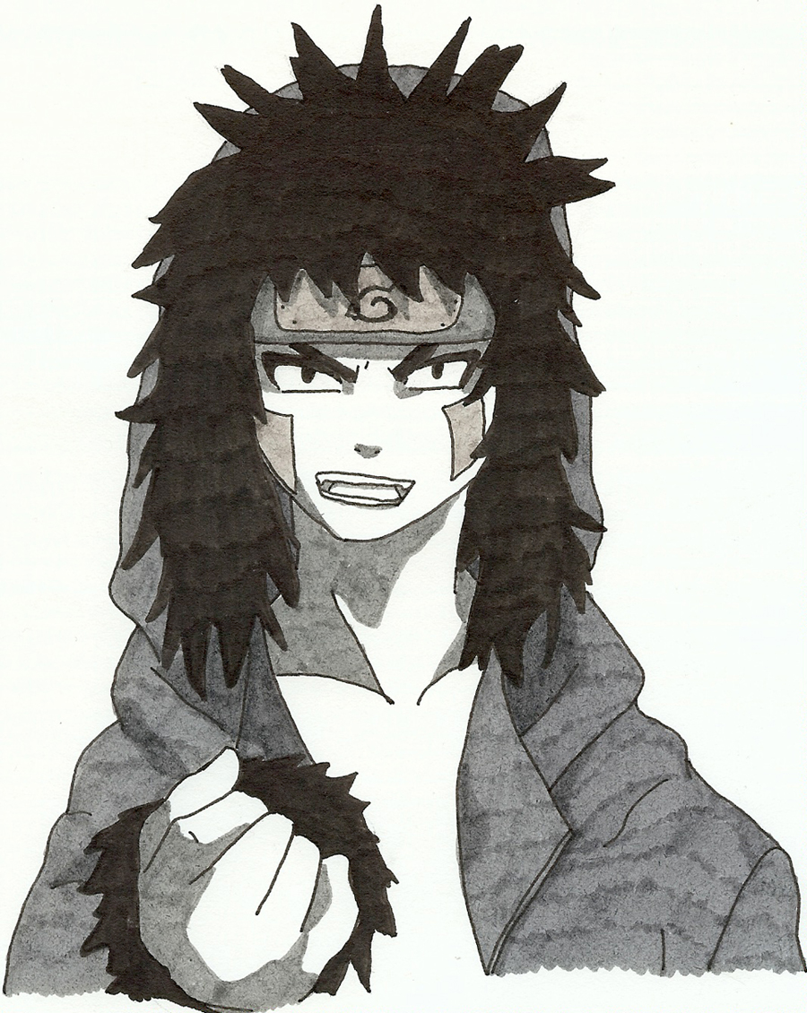 Fonds d'cran Art - Crayon Manga - Naruto Inuzuka Kiba