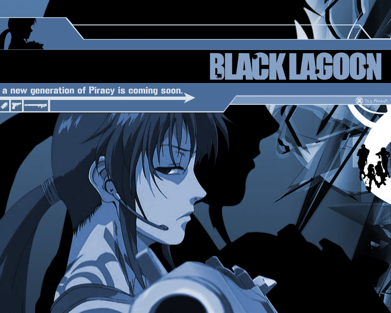 Fonds d'cran Manga Black Lagoon Piracy next Gen'