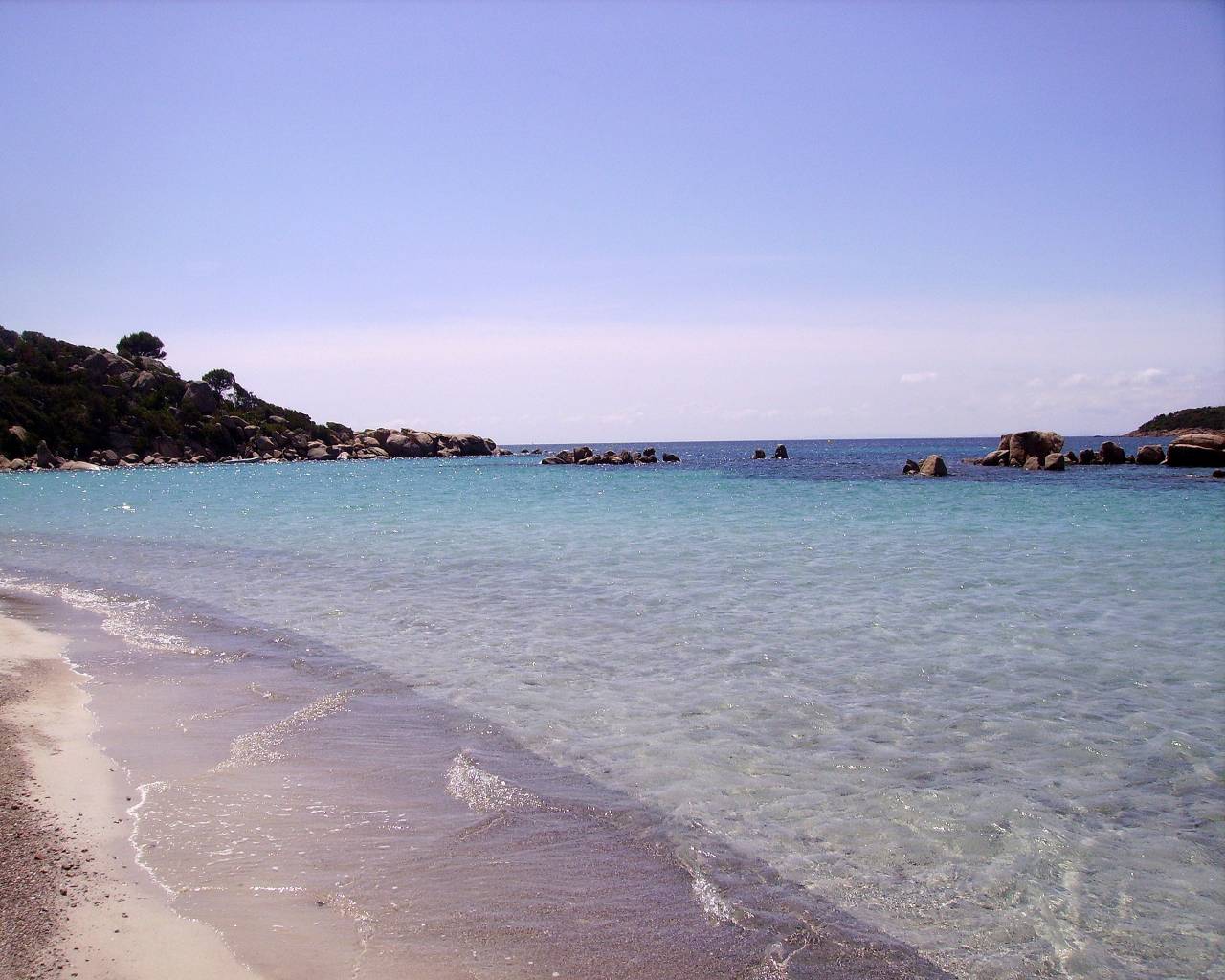 Fonds d'cran Voyages : Europe France > Corse Plage de Santa Giulia