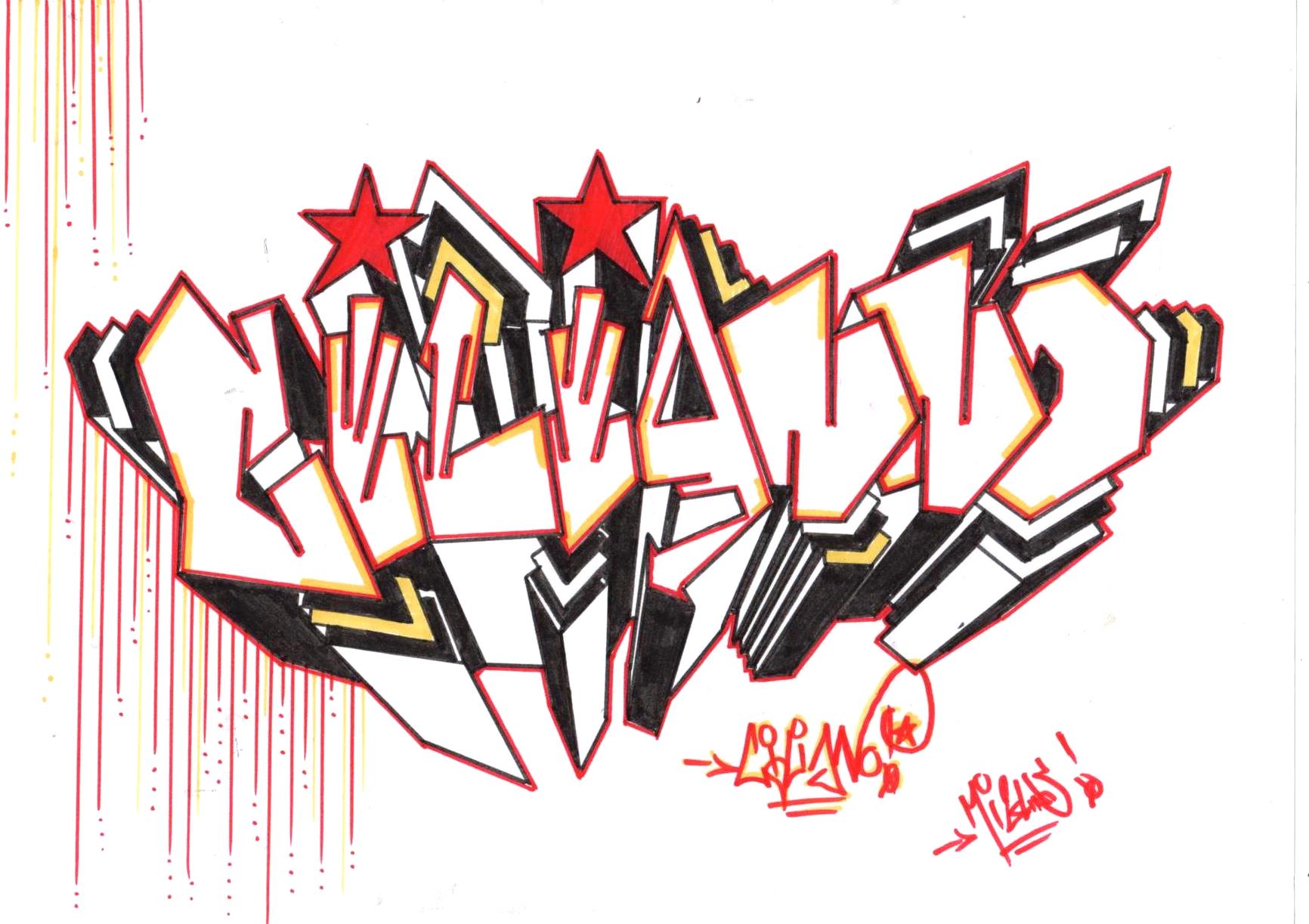 Fonds d'cran Art - Peinture Graffitis Cilianno ***