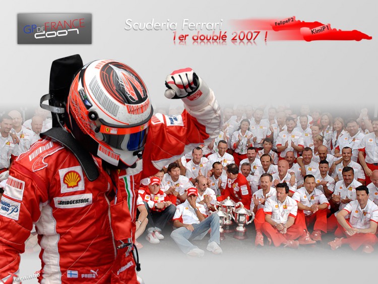 Wallpapers Sports - Leisures Formule 1 Scuderia Ferrari GP France 2007