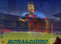 Wallpapers Sports - Leisures Ronaldinho ( FC. Barcelone)