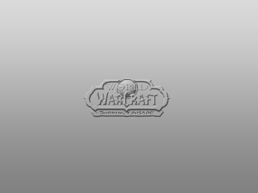 Fonds d'cran Jeux Vido World of Warcraft: The Burning Crusade logo BC metal