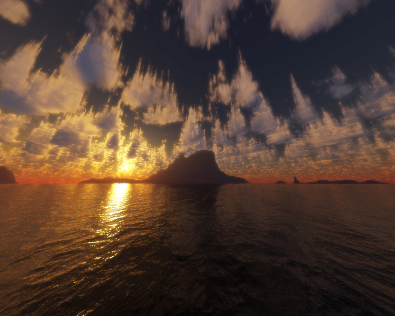 Wallpapers Digital Art 3D - Terragen Falling Sky