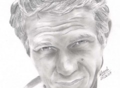 Wallpapers Art - Pencil Steve McQueen