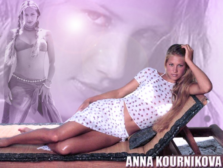 Fonds d'cran Clbrits Femme Anna Kournikova Purple Kournikova