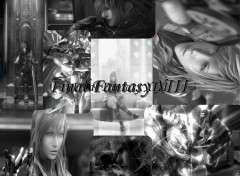 Fonds d'cran Jeux Vido Final Fantasy 13 et versus 13 noir et blanc