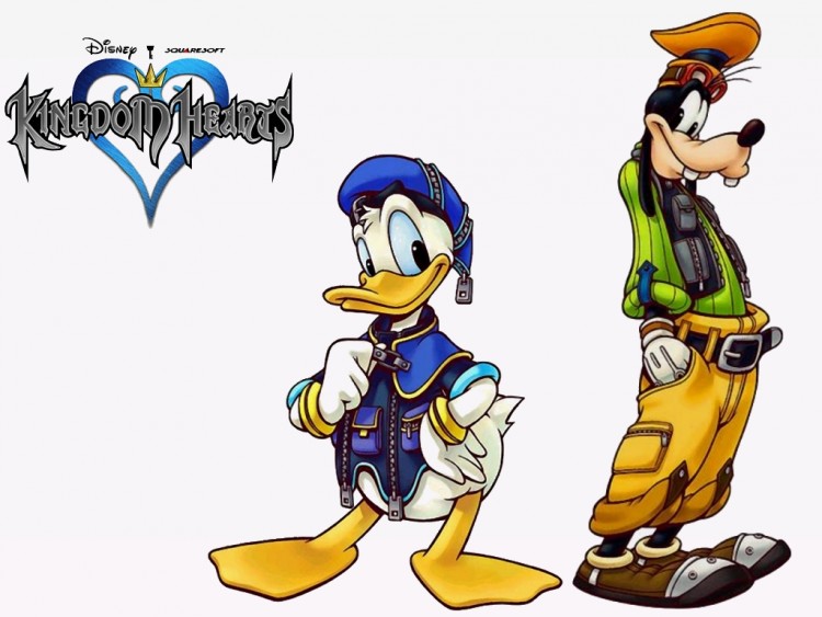 Fonds d'cran Jeux Vido Kingdom Hearts Donald et Dingo