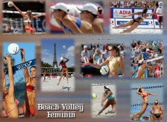 Fonds d'cran Sports - Loisirs Beach volley Fminin