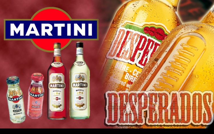 Wallpapers Objects Beverages - Alcohol Martini and Desperados