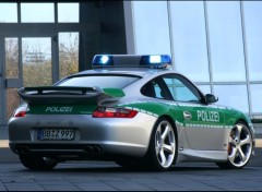 Wallpapers Cars Porsche 911 TechArt de police