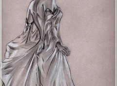 Wallpapers Art - Pencil Lake Gown