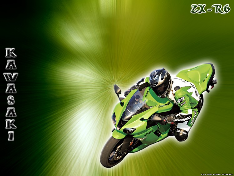 Fonds d'cran Motos Kawasaki ZX-6R