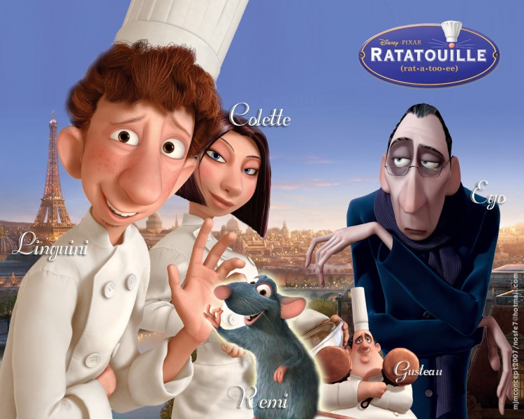 Wallpapers Cartoons Ratatouille Le Groupe!